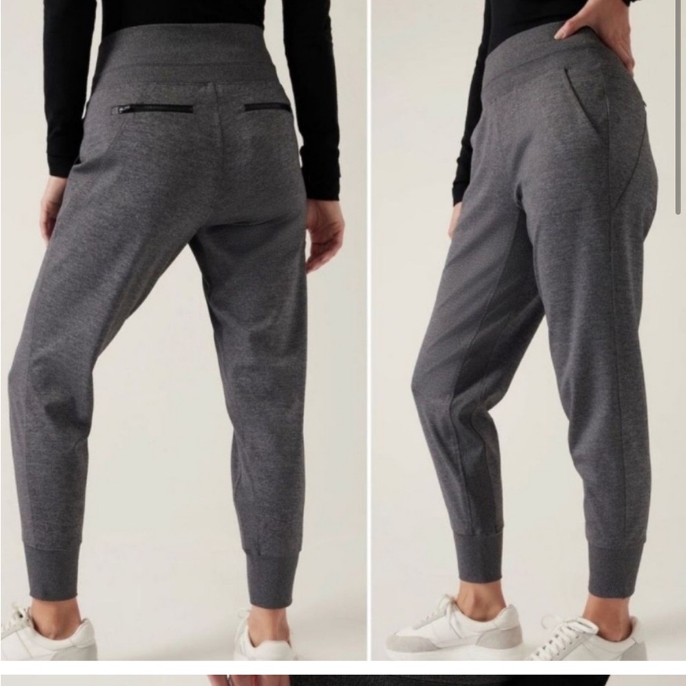 ATHLETA Venice High Rise Jogger in heather grey
